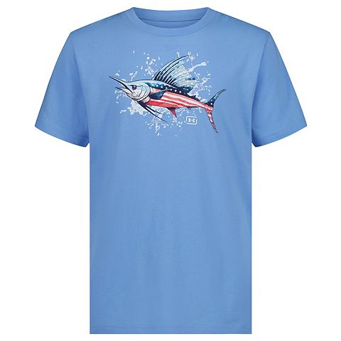 Детская футболка с принтом Under Armour Freedom Marlin