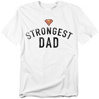 Big & Tall DC Comics Superman Strongest Dad Graphic Tee