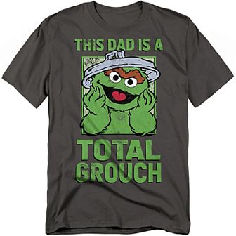 Big & Tall Sesame Street Oscar the Grouch Graphic Tee