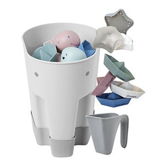 Shnuggle Bath Accessories 4 pc Scoop, Jug, Boats & Toy Set