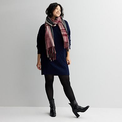 Juniors' Plus Size SO® Cable Knit Sweater Dress