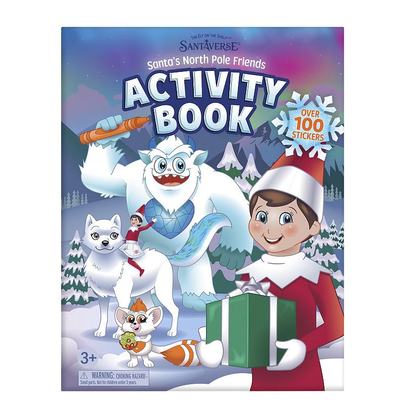 The Elf on the Shelf® Santa’s North Pole Friends Activity Book with Over 100 Stickers, None