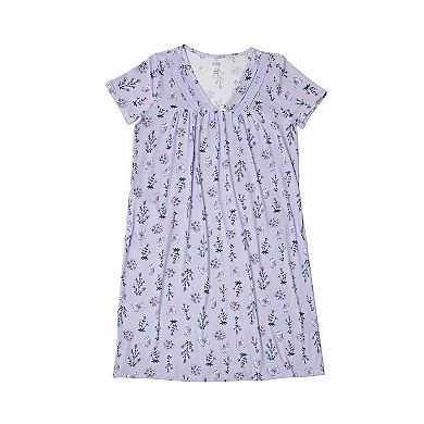 Petite Croft & Barrow® Whisperluxe Sleepshirt with Short Sleeves