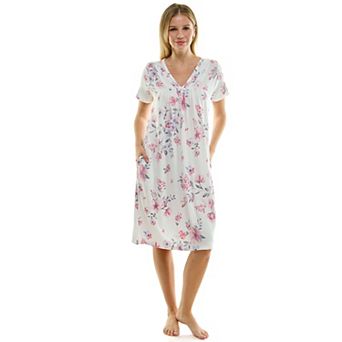 Petite Croft & Barrow® Whisperluxe Sleepshirt with Short Sleeves