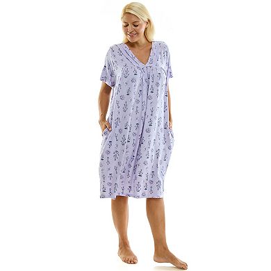 Plus Size Croft & Barrow® Whisperluxe Short Sleeve Sleepshirt