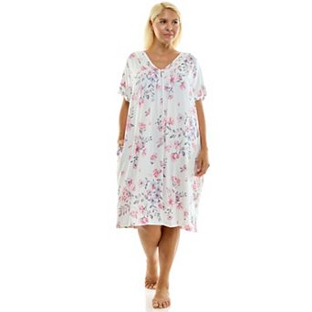 Plus Size Croft & Barrow® Whisperluxe Short Sleeve Sleepshirt
