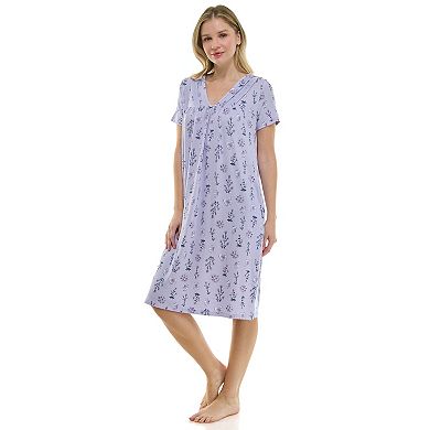 Women's Croft & Barrow® Whisperluxe Sleepshirt with Short Sleeves