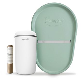 Shnuggle Squishy Changing Mat + Newborn Bath Bundle