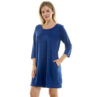 Women's Croft & Barrow® Cozy Luxe V-Neck Pajama Sleepshirt