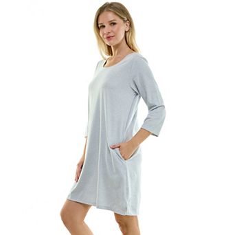 Women's Croft & Barrow® Cozy Luxe V-Neck Pajama Sleepshirt