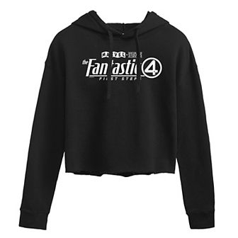 Juniors' Marvel The Fantastic Four First Steps Cropped Hoodie