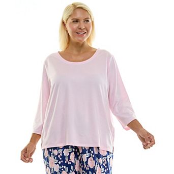 Plus Size Croft & Barrow® Cozy Luxe Pajama Top