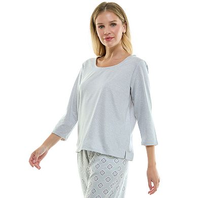 Plus Size Croft & Barrow® Cozy Luxe Pajama Top