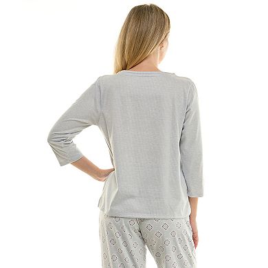 Plus Size Croft & Barrow® Cozy Luxe Pajama Top