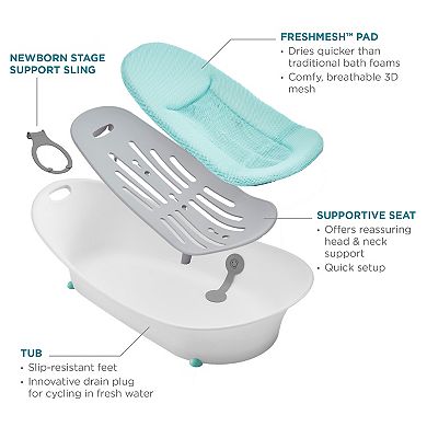 Contours Oasis® 4-in-1 Comfort Cushion Baby Bath Tub