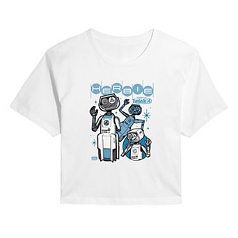 Juniors' Marvel The Fantastic Four First Steps Herbie Cropped Tee