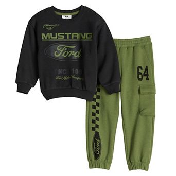 Baby & Toddler Boy Grayson Threads Kids The Label Ford Pullover & Cargo Jogger Set
