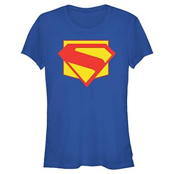 Juniors' DC Comics Superman Classic Shield Fitted Graphic Tee