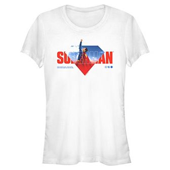 Juniors' DC Comics Superman Take Flight Graphic Fitted Graphic Tee