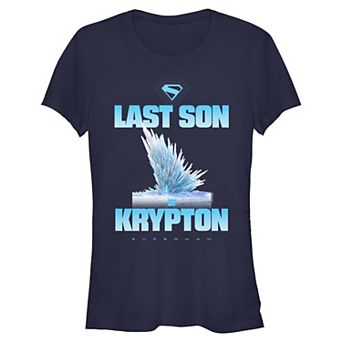 Juniors' DC Comics Superman Last Son of Krypton Fitted Graphic Tee