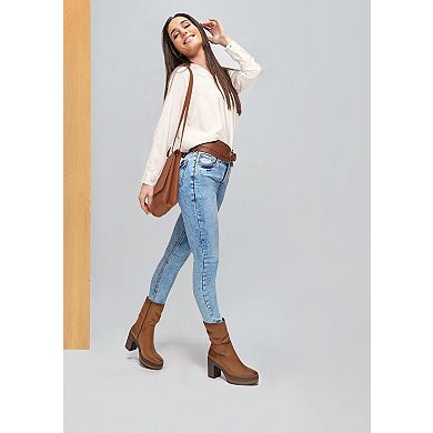 Andrea Women's Side Zipper Boots, 62538