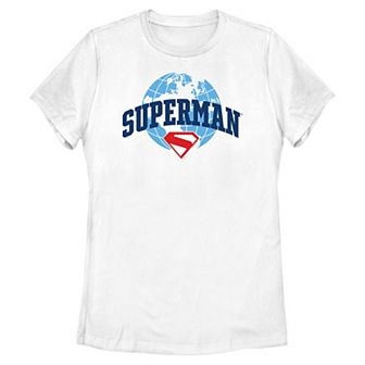 Juniors' DC Comics Superman World Graphic Tee