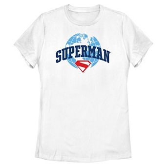 Juniors' DC Comics Superman World Graphic Tee