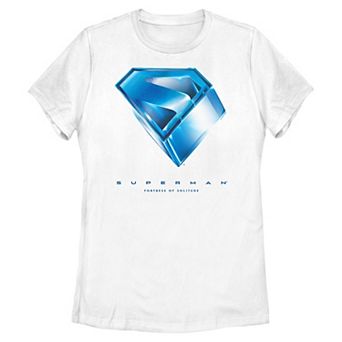 Juniors' DC Comics Superman Shield Fortress of Solitude Graphic Tee
