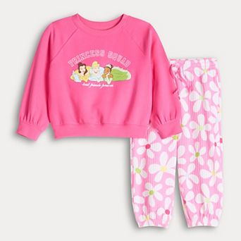 Baby & Toddler Jumping Beans® Disney's Princess Squad Raglan Sweatshirt & Jogger Set