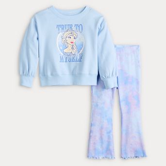 Baby & Toddler Jumping Beans® Disney's French Terry Crew Sweatshirt & Rib Flare Pant Set