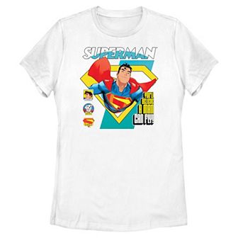 Juniors' DC Comics Superman You'll Believe A Man Can Fly Graphic Tee