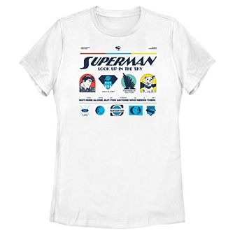 Juniors' DC Comics Superman Icons Graphic Tee