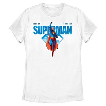 Juniors' DC Comics Superman Flight In Action Graphic Graphic Tee