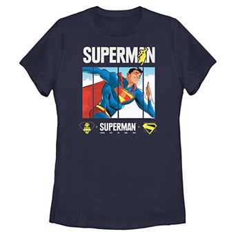 Juniors' DC Comics Superman Super Hero Poster Graphic Tee