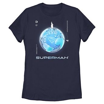 Juniors' DC Comics Superman World Take Off Graphic Tee