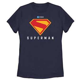 Juniors' DC Comics Superman And Shield Graphic Tee