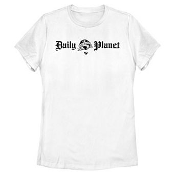 Juniors' DC Comics Superman Daily Planet Logo Graphic Tee
