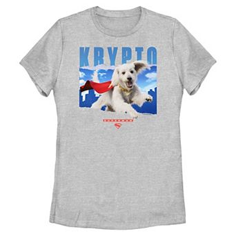 Juniors' DC Comics Superman Krypto Poster Graphic Tee