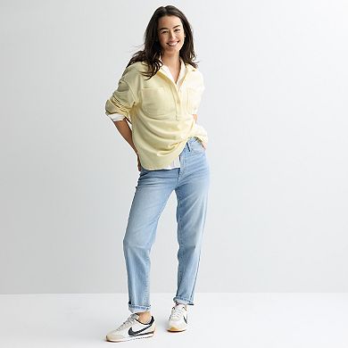 Women's Sonoma Goods For Life® French Terry Collared Pullover