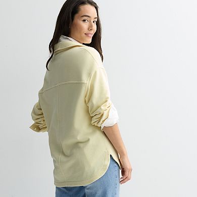 Women's Sonoma Goods For Life® French Terry Collared Pullover