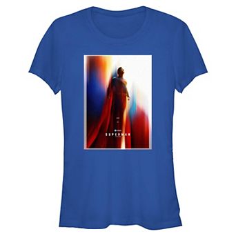 Juniors' DC Comics Superman Movie Poster Fitted Graphic Tee