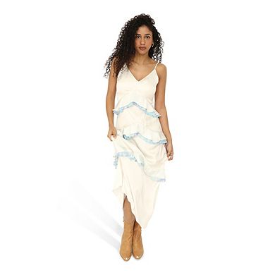 Lovely Day Ruffle Maxi Dress