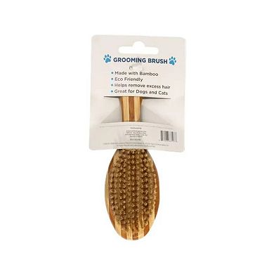Country Living Dual-Sided Natural Wood Dog Brush - Ergonomic, Durable & Versatile