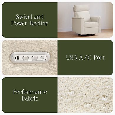 Namesake Power Glider Recliner with Power Headrest