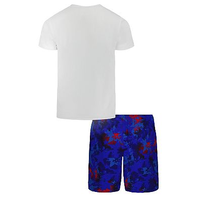 Boys 8-20 Under Armour 2-Piece Freedom Swim Trunks & T-Shirt Set