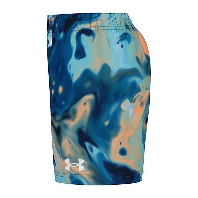Boys 8-20 Under Armour 2-Piece Long Sleeve Rashguard & Swim Shorts Set