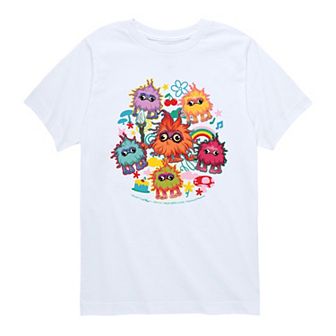 Boys 8-20 Smurfs Poot Family Collage Graphic Tee