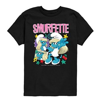 Boys 8-20 Smurfs Smurfette Bootleg Graphic Tee