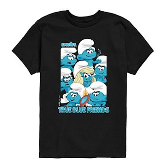 Boys 8-20 Smurfs True Blue Friends Graphic Tee