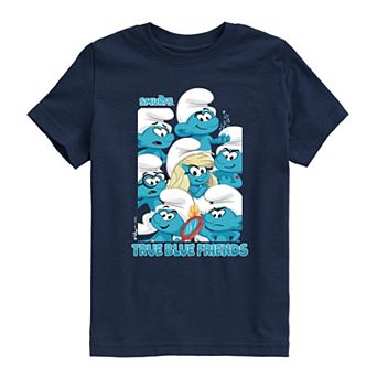 Boys 8-20 Smurfs True Blue Friends Graphic Tee